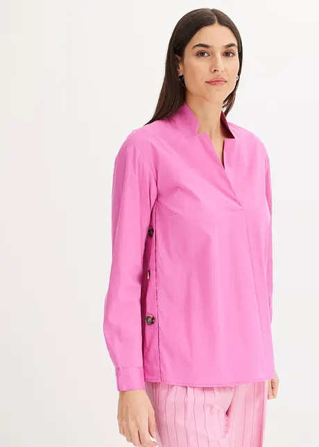 Tunique en popeline avec boutons, bonprix