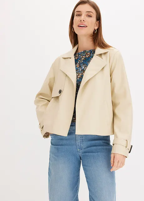 Veste trench courte, bonprix