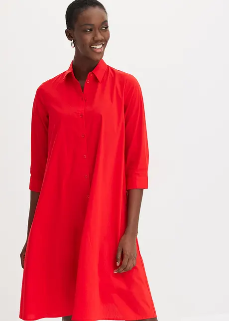 Robe-chemise en coton majoritaire, bonprix