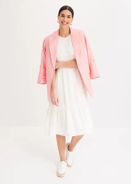 Robe midi en douce viscose mélangée, bonprix