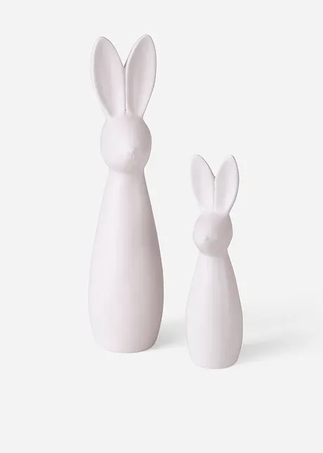 Figurine déco lot de 2 lapins, bonprix