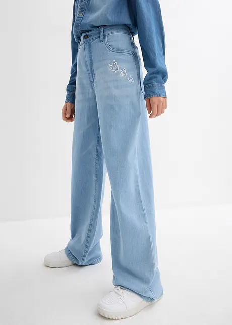 Jean large taille mi-haute, bonprix