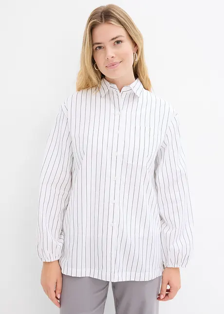 Chemisier oversize en popeline de coton, bonprix