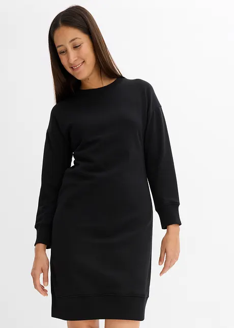 Robe molletonnée, coupe ballon, bonprix
