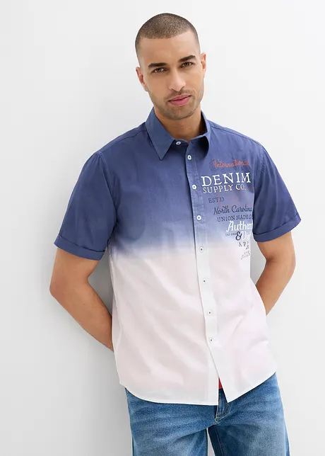 Chemise manches courtes avec dégradé de couleur, bonprix