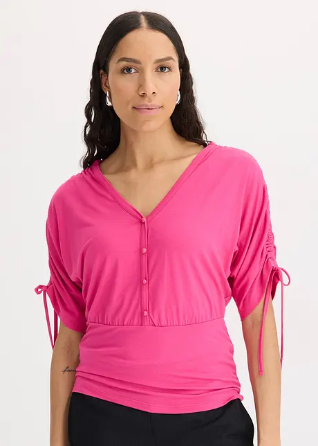 T-shirt à boutons décoratifs, bonprix