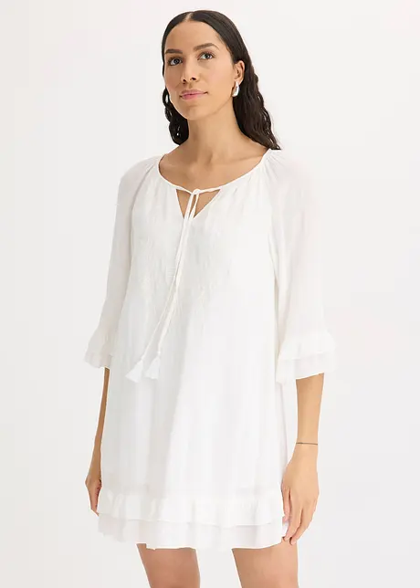 Robe bohème brodée, bonprix