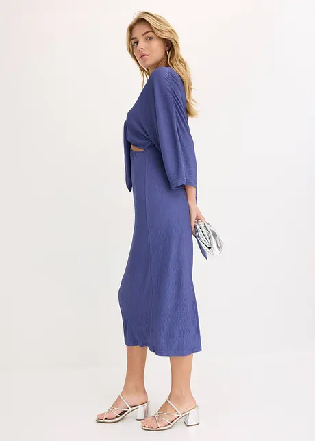 Robe midi avec découpes, bonprix