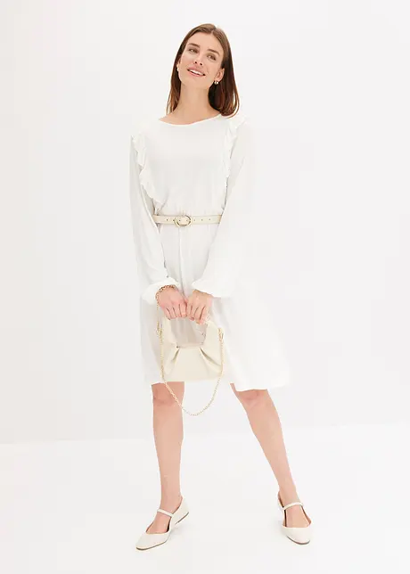 Robe en jersey à volants, bonprix