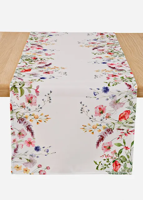 Chemin de table à imprimé floral, bonprix