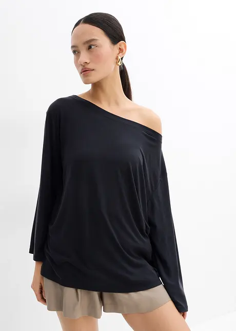 T-shirt épaule dénudée en modal mélangé, bonprix
