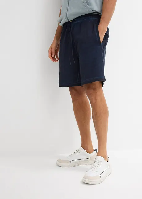 Bermuda en molleton, aspect délavé, bonprix