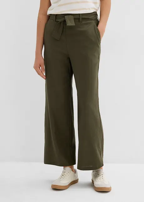 Jupe-culotte en lin mélangé, bonprix