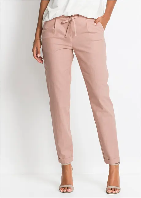 Pantalon en lin, bonprix