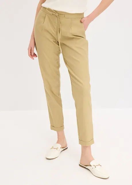 Pantalon en lin, bonprix