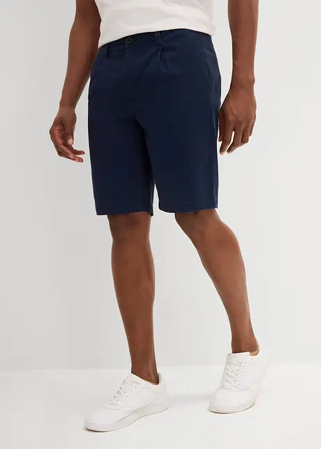 Bermuda extensible à pinces, Regular, bonprix