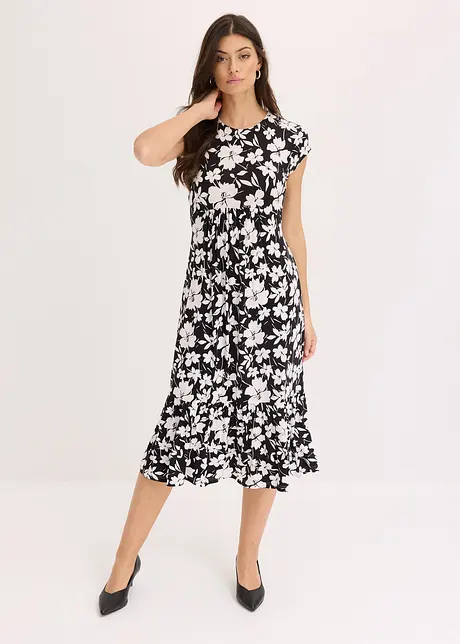 Robe en jersey, viscose mélangée douce, bonprix