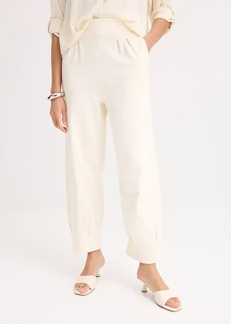 Pantalon en jersey 100% coton, bonprix