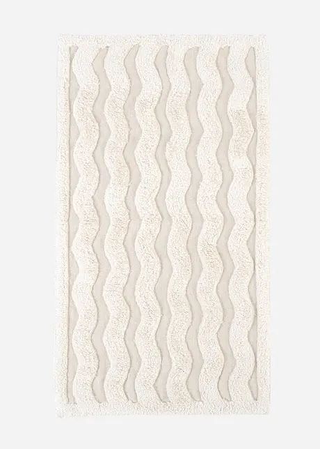 Tapis de bain motif vagues, bonprix