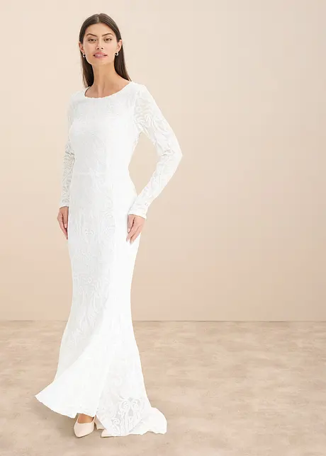 Robe de mariée brodée de sequins, bonprix