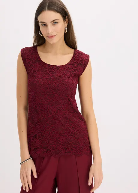 Haut en dentelle, bonprix
