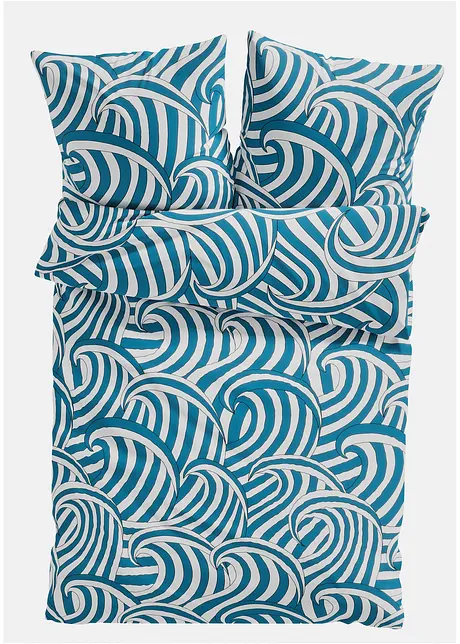 Parure de lit motif vagues, bonprix