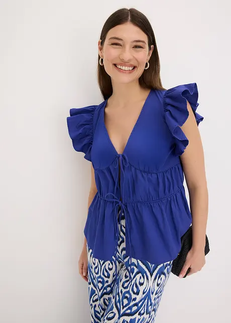 Chemisier à nouettes 100% coton, bonprix