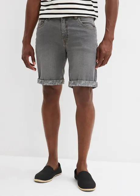 Bermuda en jean extensible, Regular, bonprix