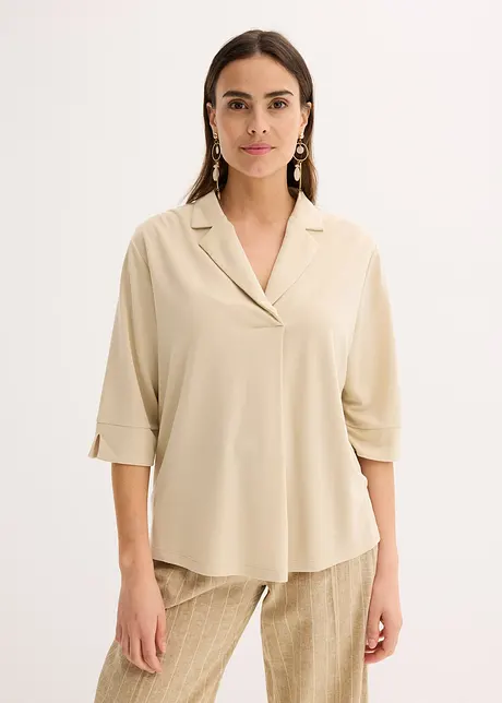 Tunique fluide en maille piquée de viscose, bonprix