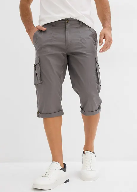 Bermuda long avec poches cargo, regular, bonprix