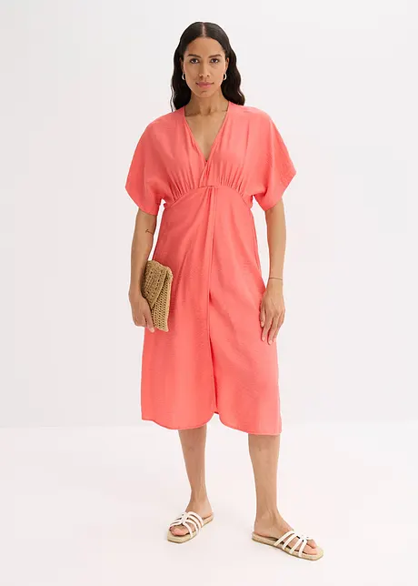 Robe-tunique en viscose froissée, bonprix