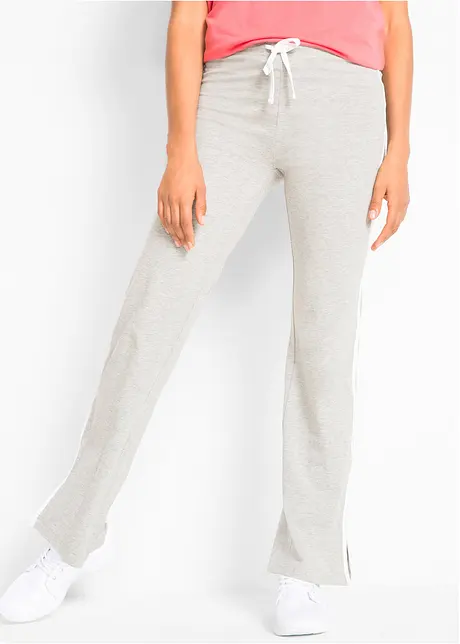 Lot de 2 pantalons en jersey coton extensible, bonprix
