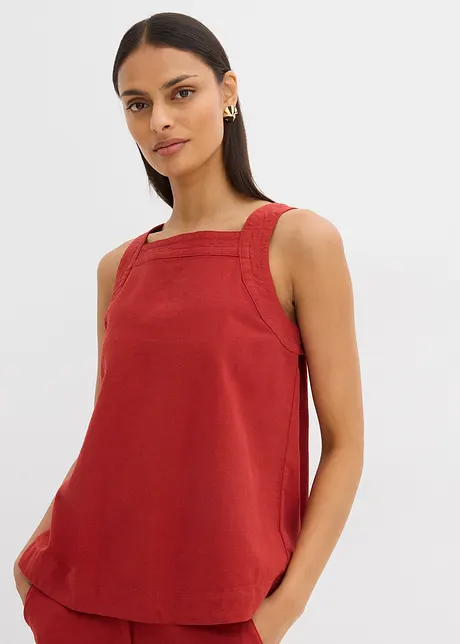 Top sans manches en viscose mélangée, à nouer dans le dos, bonprix