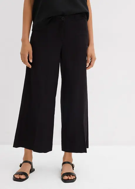 Jupe-culotte en viscose mélangée à taille élastiquée, bonprix
