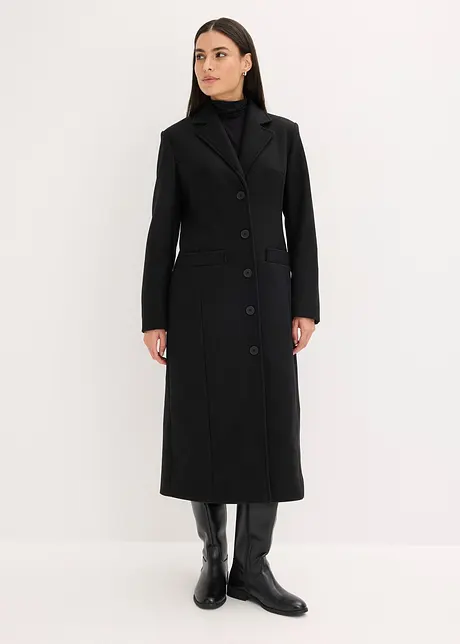 Manteau long aspect laine, bonprix