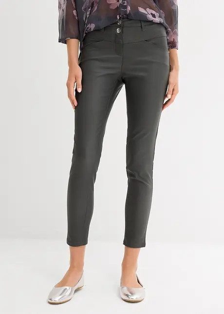 Pantalon extensible et brillant, bonprix