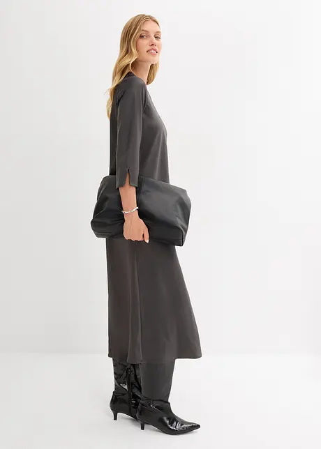 Robe midi en satin brillant, bonprix