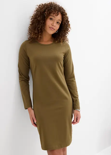Robes en jersey coton extensible par lot de 2, bonprix