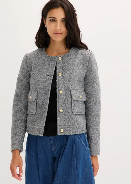 Blouson effet tweed, bonprix