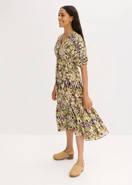 Robe midi imprimée, bonprix