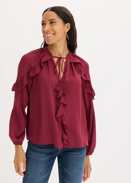Blouse à volants, bonprix