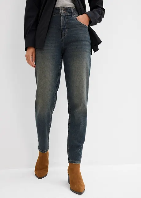 Jean mom taille haute, bonprix