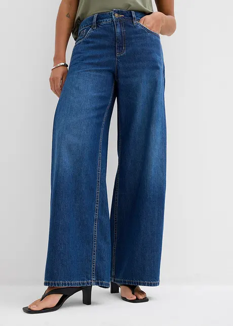 Jean Wide Leg taille mi-haute, bonprix