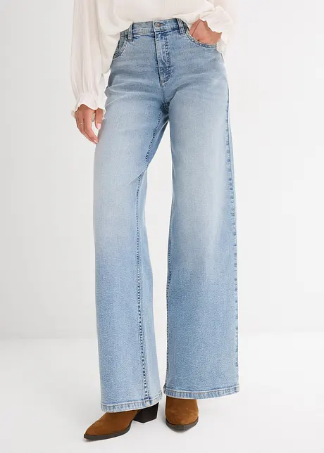 Jean large taille haute, bonprix
