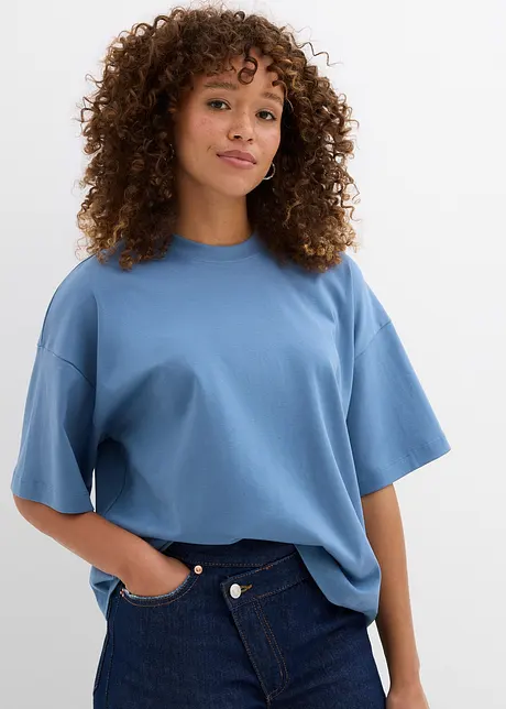 T-shirt épais oversize 100% coton, bonprix