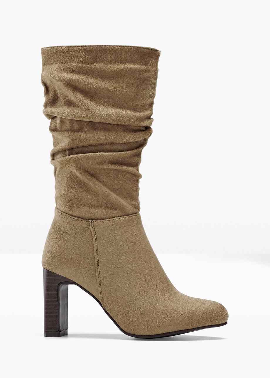 bottines beige clair femme