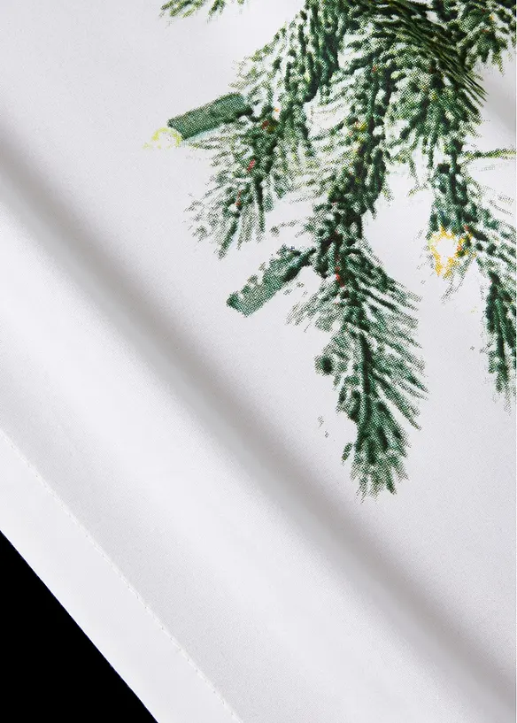 Rideau LED à imprimé sapin de Noël (1 pce), bonprix