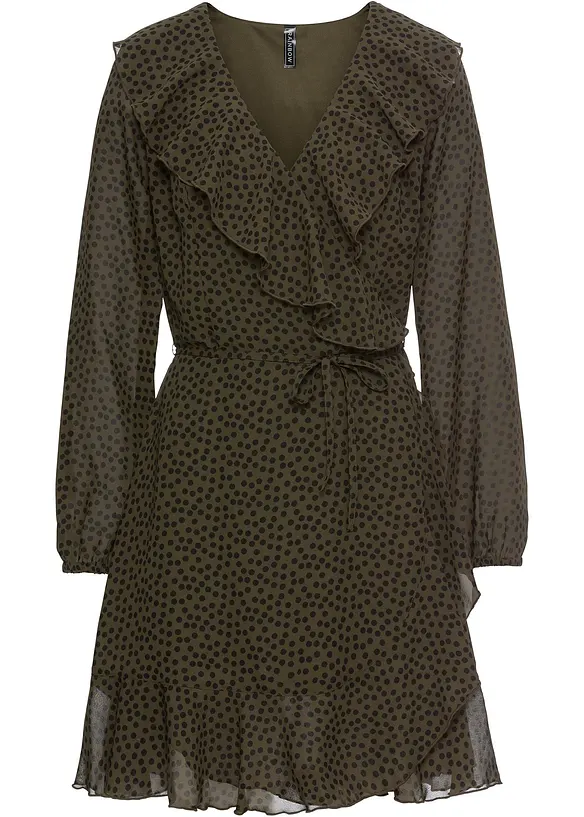 Robe courte style portefeuille, bonprix
