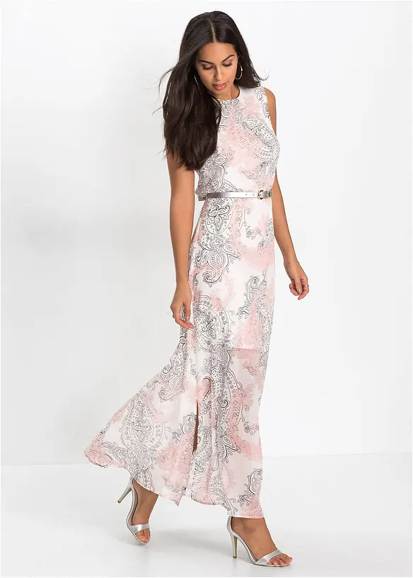 Robe longue en mousseline, bonprix