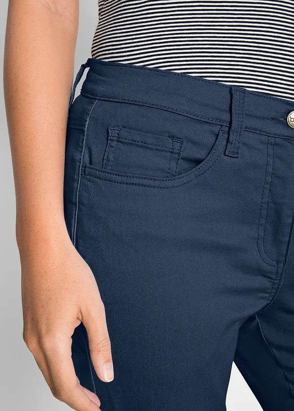 Jean droit, taille mi-haute et confortable, bonprix